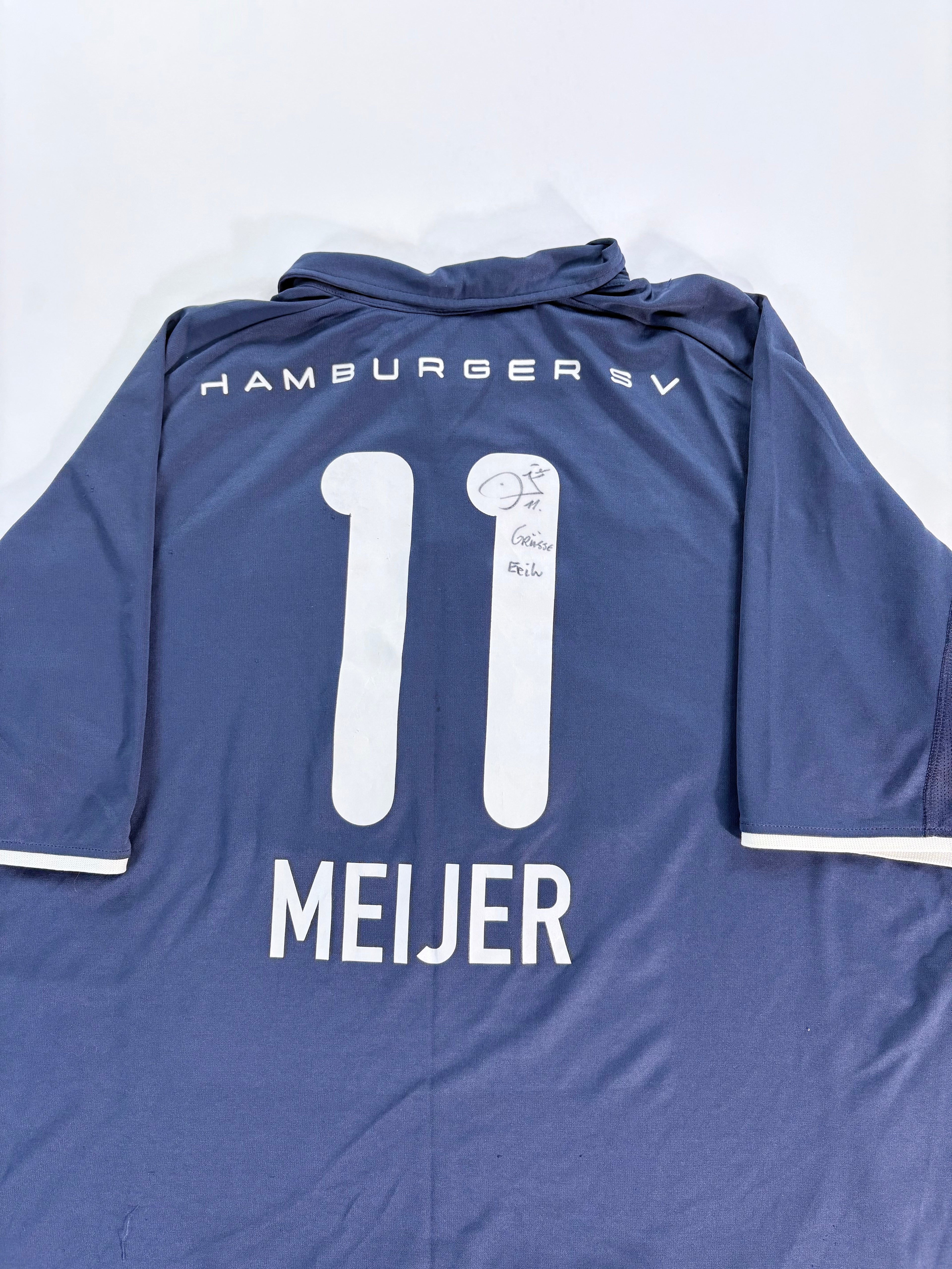 Hamburger SV Auswärtstrikot 2001/2002 - #11 Meijer - XXL