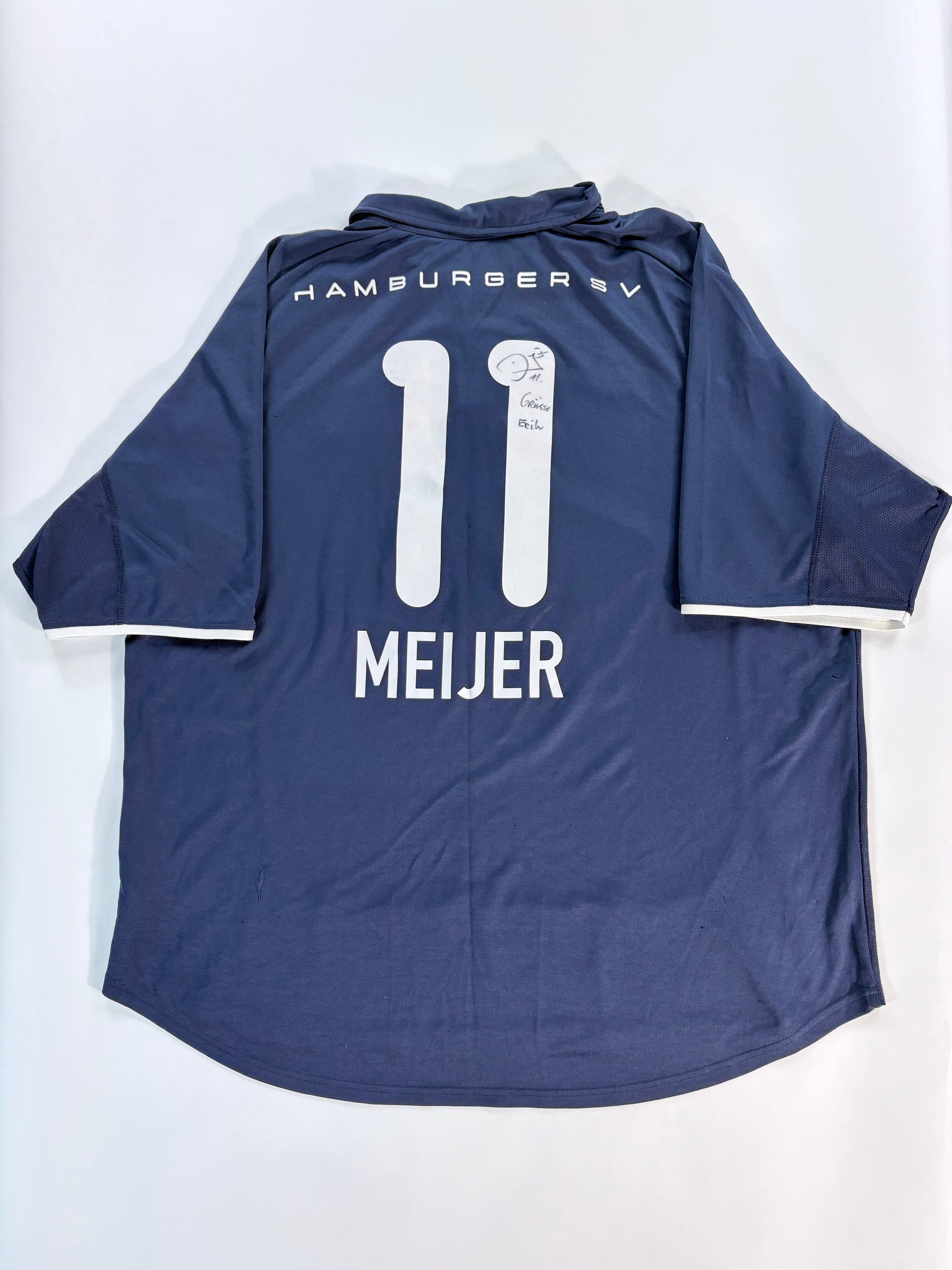 Hamburger SV Auswärtstrikot 2001/2002 - #11 Meijer - XXL